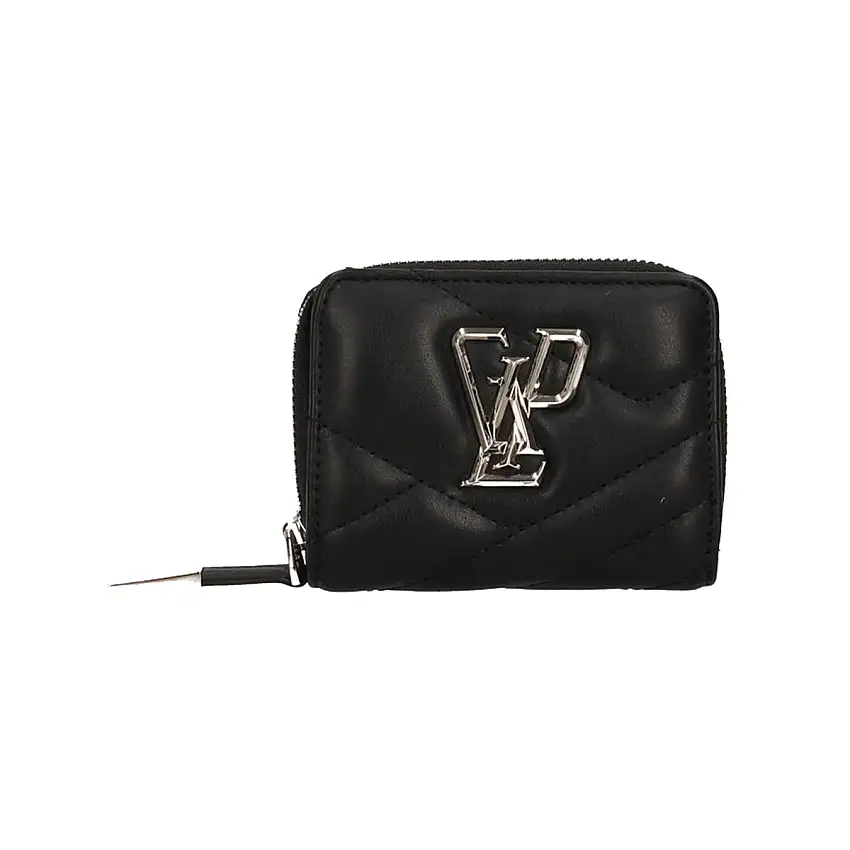 Portafoglio Donna monogram con bottone