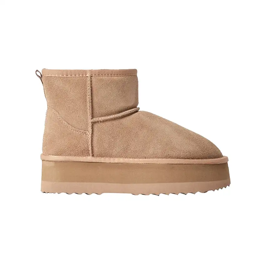 Stivaletto Donna platform in pelliccia