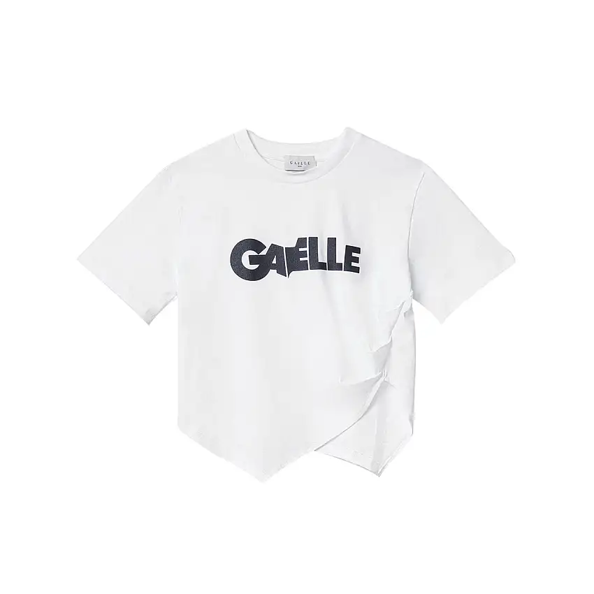 T-shirt Donna con fondo asimmetrico