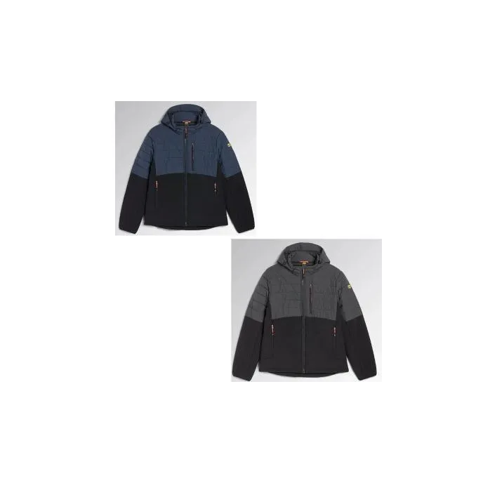 Giacca da lavoro Diadora PADDED JACKET OSLO HYBRID Multitasche Impermeabile con Capuccio 702.181813