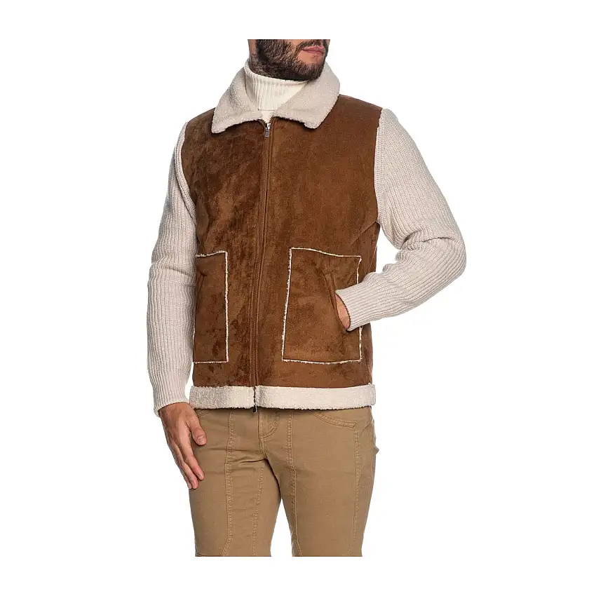 Giacca Uomo bomber eco montone