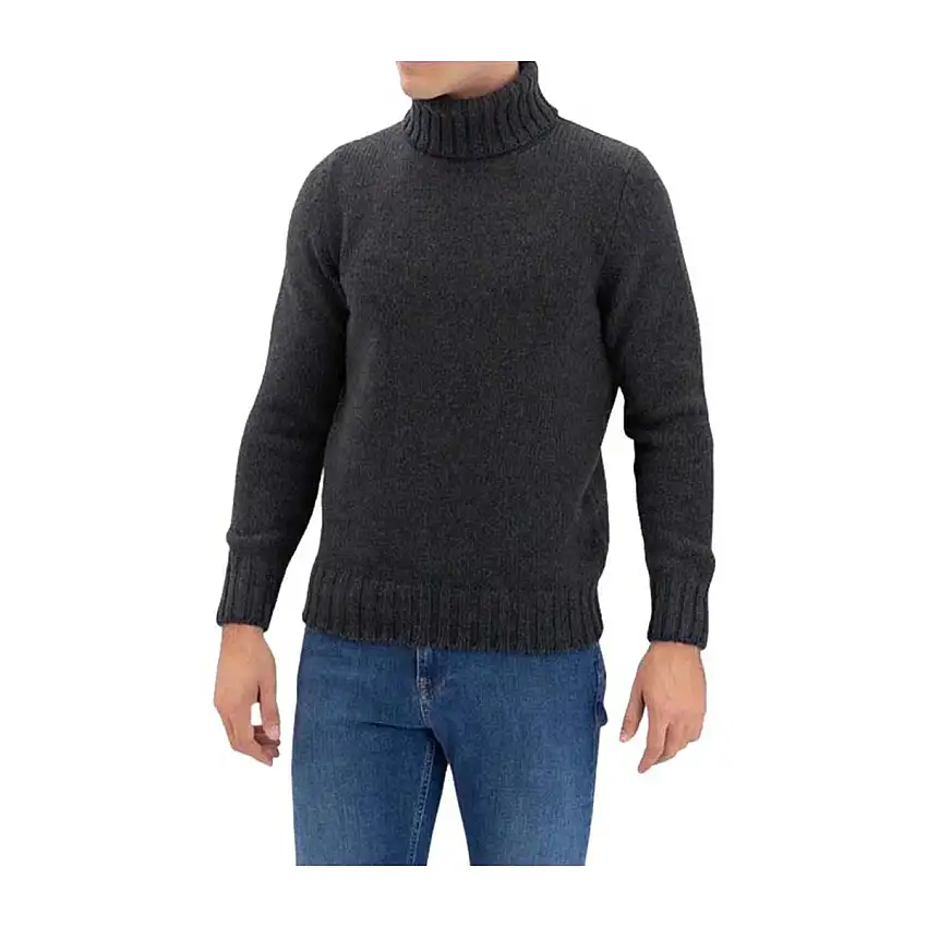 Maglia Uomo dolcevita tre fili mouline