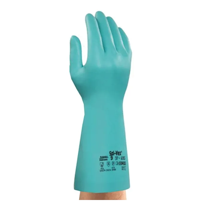 12 Paia - Guanti Da Lavoro ANSELL Alphatec Solvex 37-695