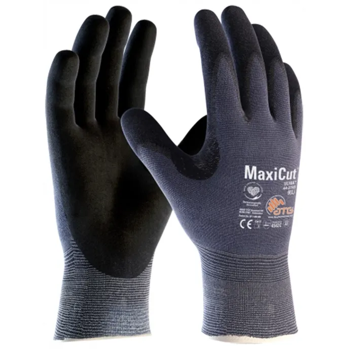 12 Paia - Guanti da Lavoro ATG Maxicut Ultra in Nitrile 44-3745