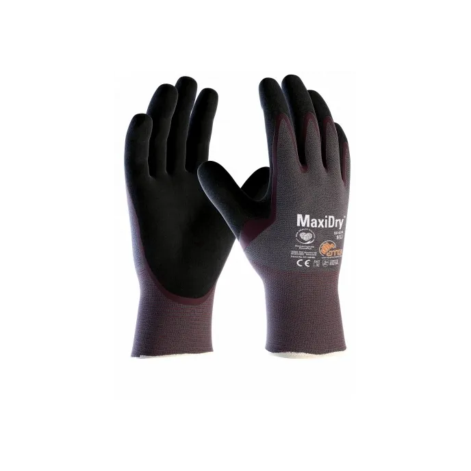 12 Paia - Guanti Da Lavoro ATG Maxidry In Nitrile 56-424