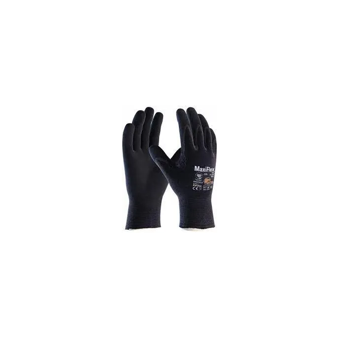 12 Paia - Guanti da Lavoro ATG Maxiflex Cut in Nitrile 34-1743