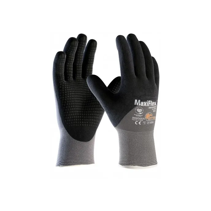 12 Paia - Guanti da Lavoro ATG Maxiflex Endurance in Nitrile 42-845