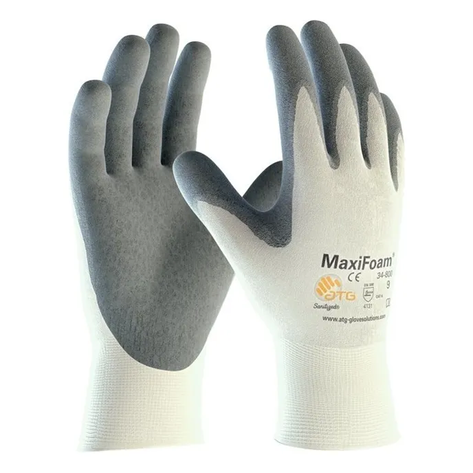 12 Paia - Guanti Da Lavoro ATG Maxifoam In Nitrile 34-800