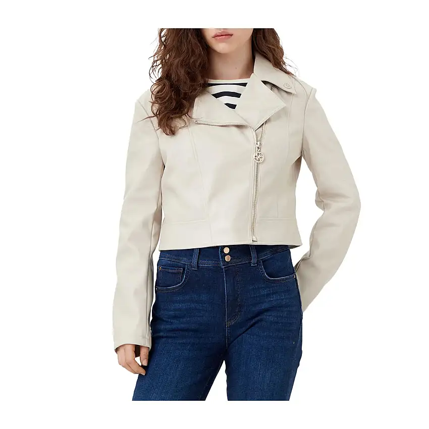 Giacca Donna in ecopelle cropped