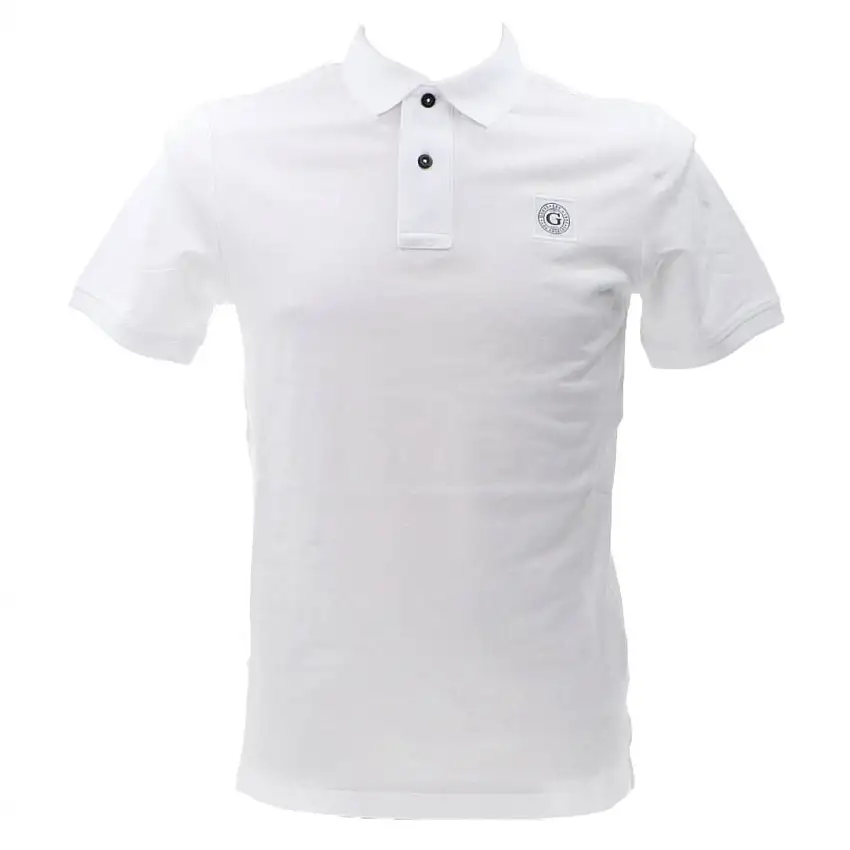 WASHED SS POLO Bianco