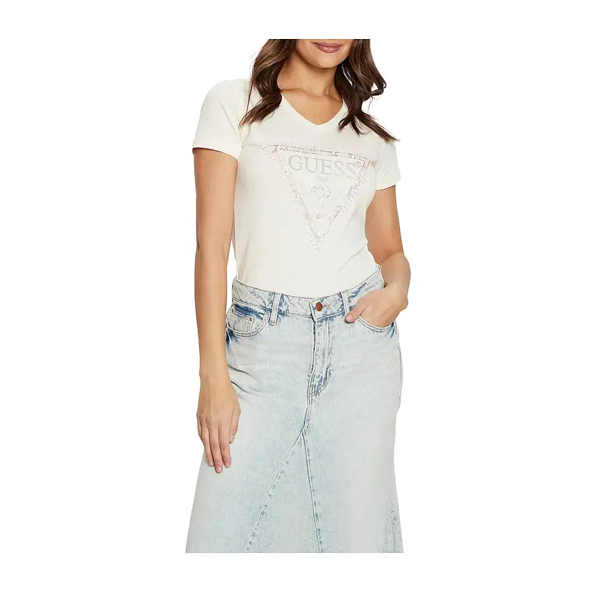 T-shirt Donna Triangle scollo a V