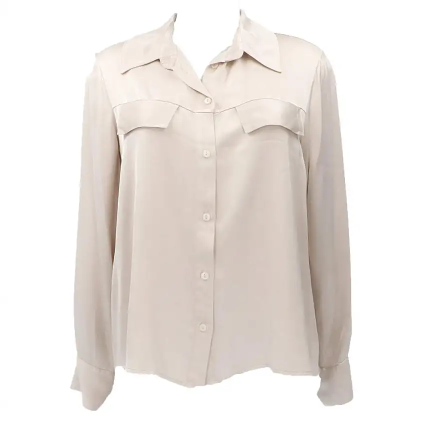 CAMICIA PATTE BOTTONI Beige