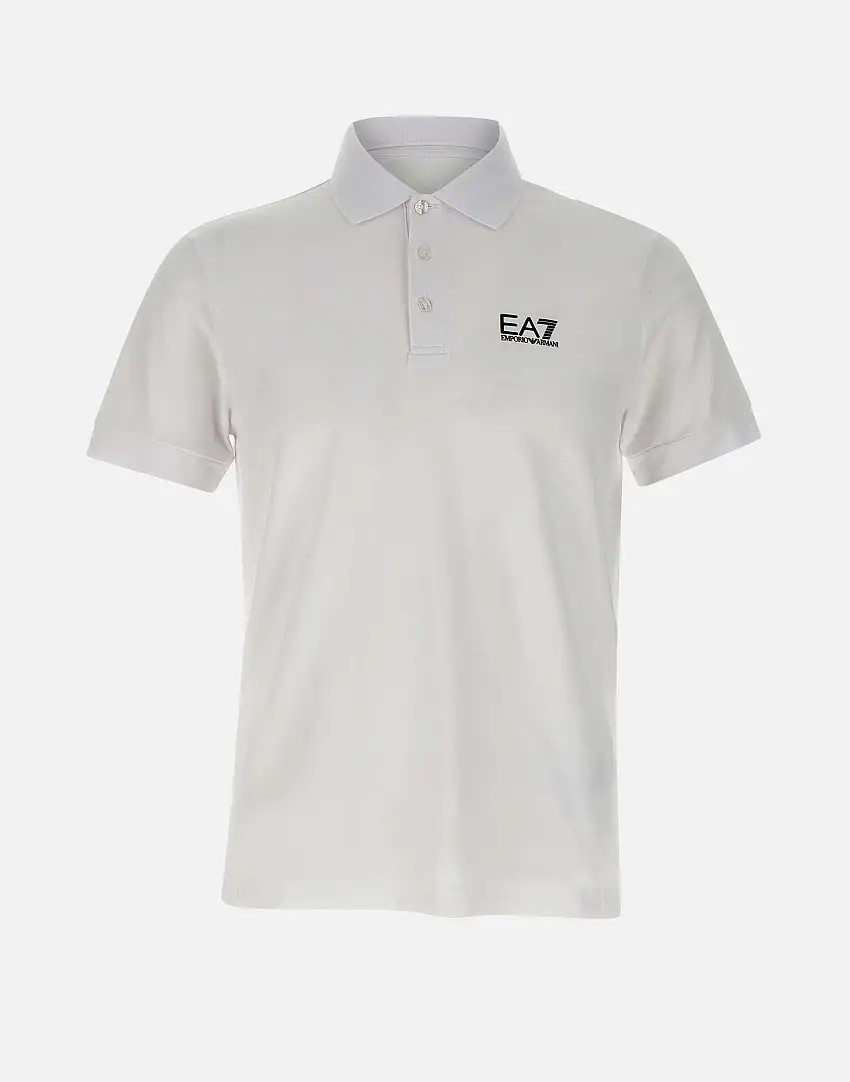 "Core identity" Stretch cotton polo shirt 85672351