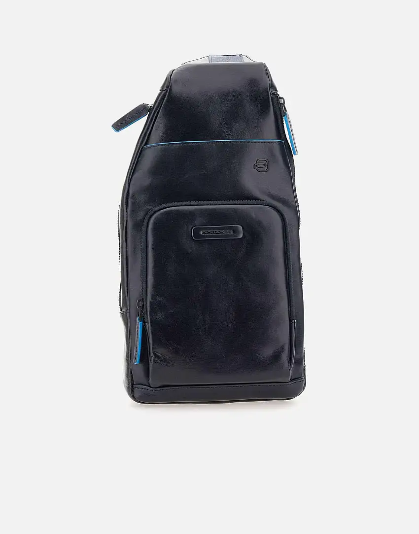"Mini Blue Square" leather backpack 78055509
