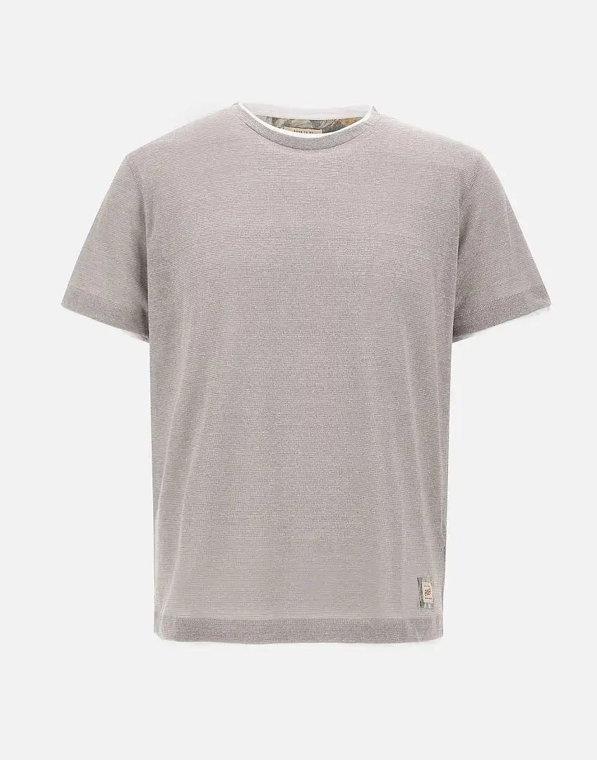 "Lin" linen and cotton t-shirt 11938610