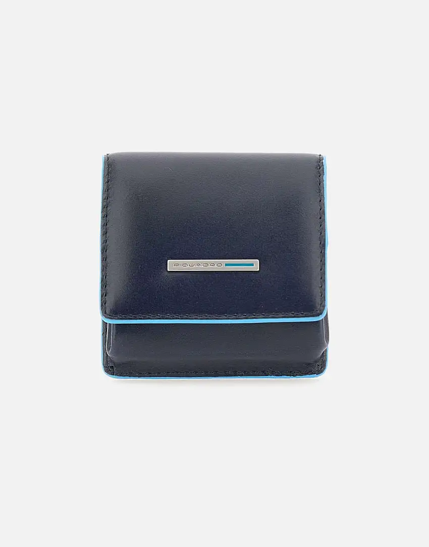 Leather coin purse with square heel 42666333