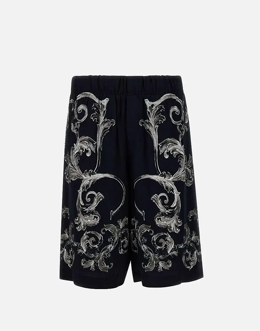 "Outline"  shorts baroque pattern 69171810
