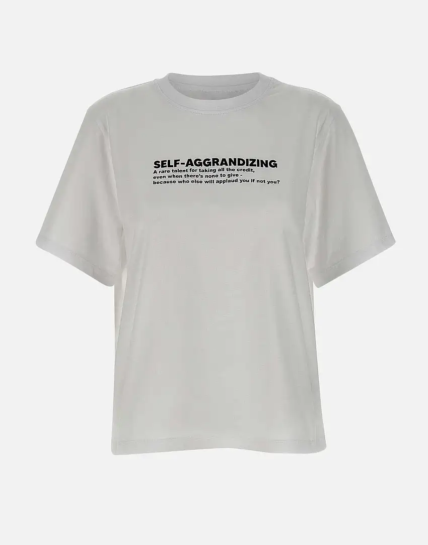 " Aggrandizing Slogan tee" 77443969