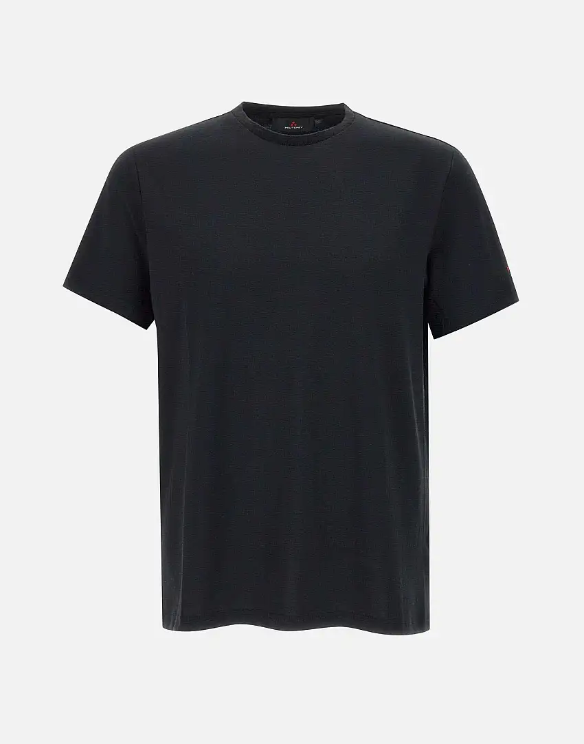 "Zole02" silk and cotton stretch piquet t-shirt 73617955