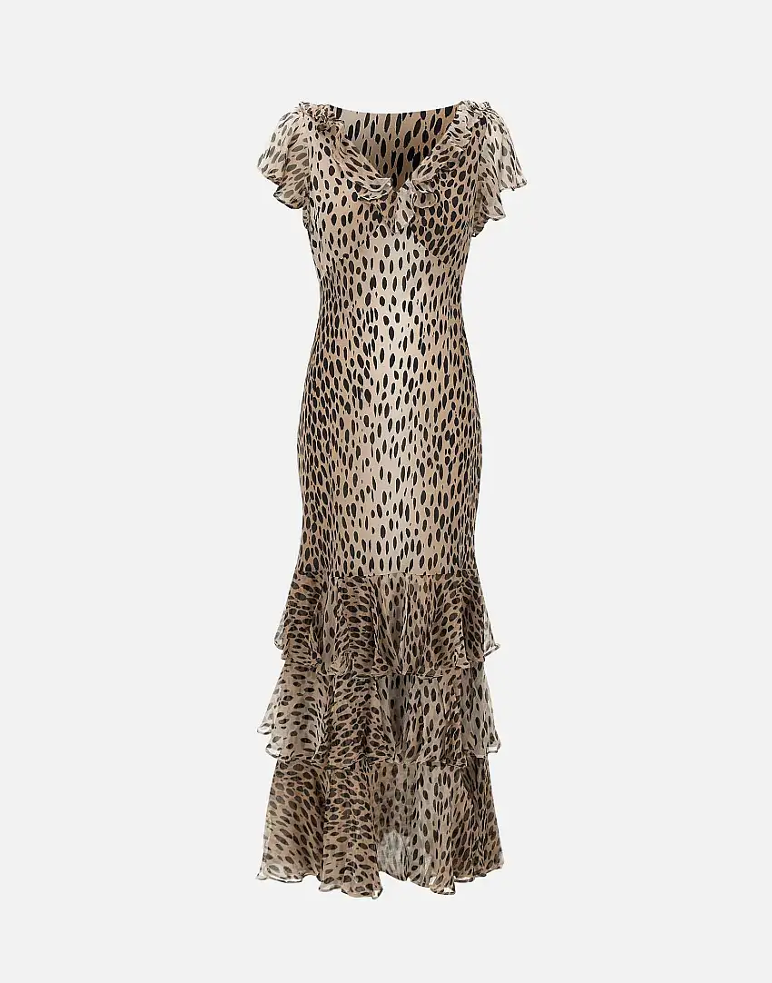 "Amelle silk dress 93775549