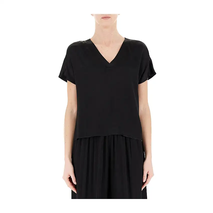Blusa Donna a V in viscosa