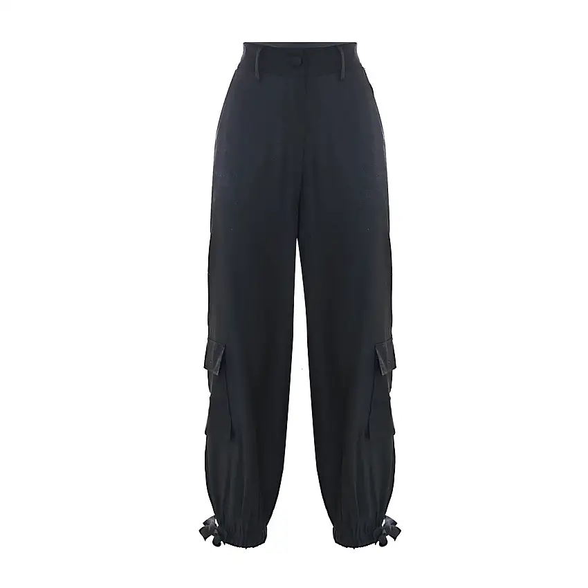 Pantalone Donna cargo misto viscosa