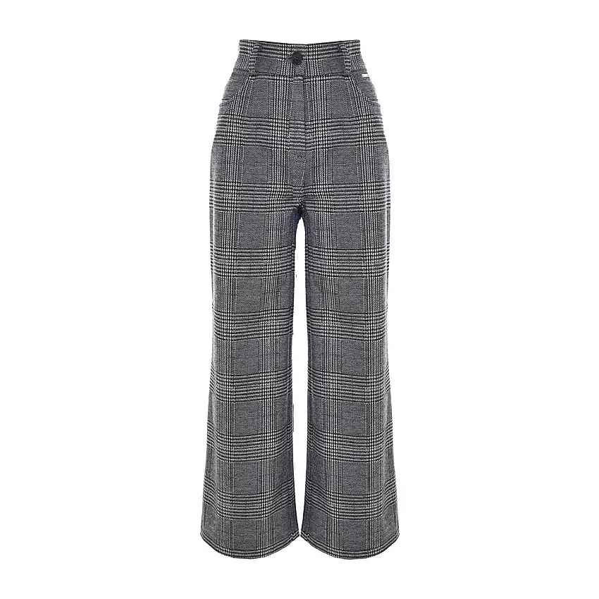 Pantalone Donna con motivo check