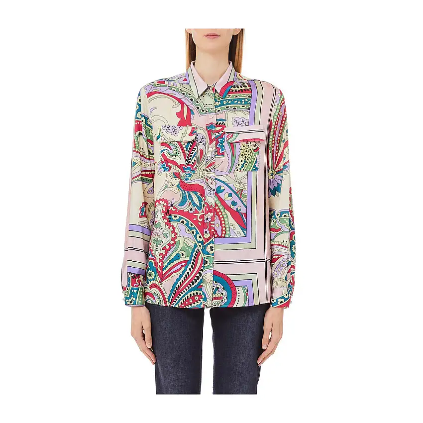 Camicia Donna fantasia con taglio classico