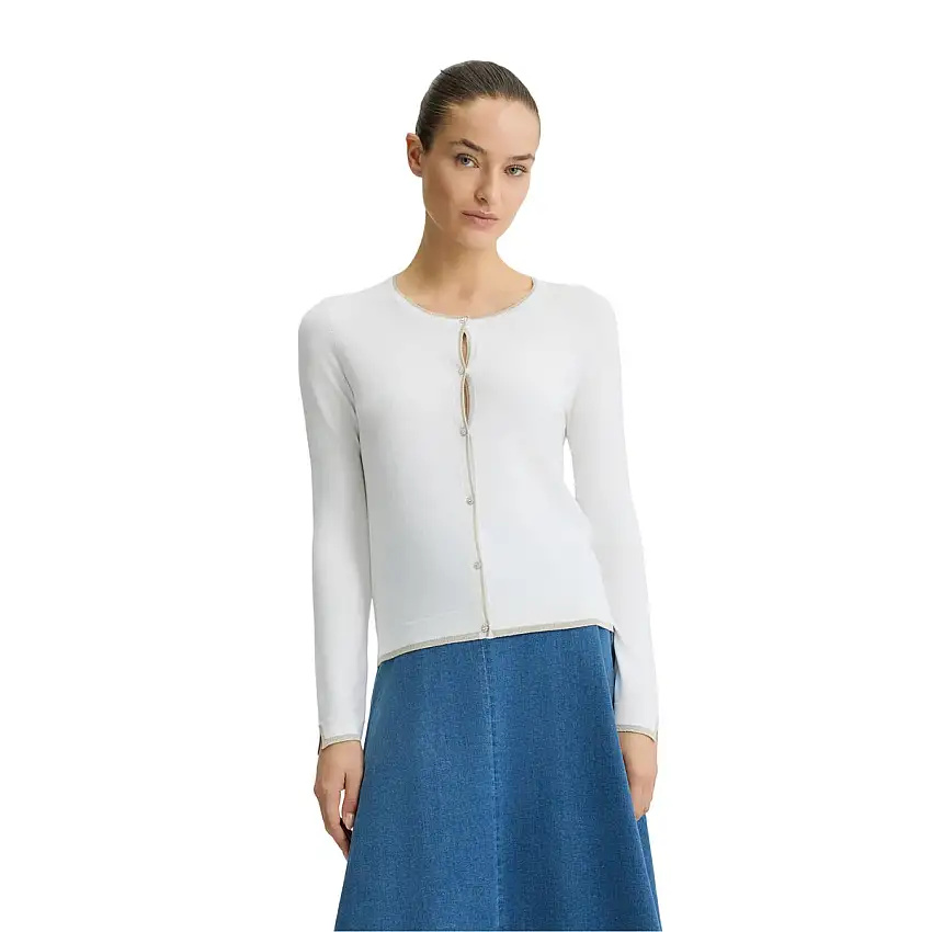 Cardigan Donna con bottoni gioiello