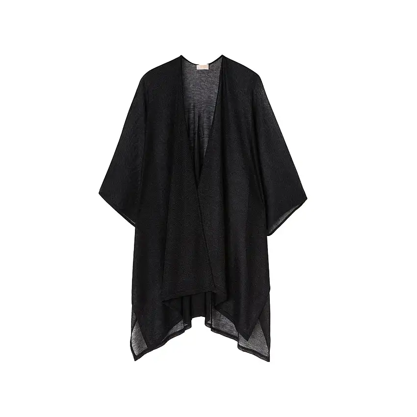 Poncho Donna in maglia maniche 3/4