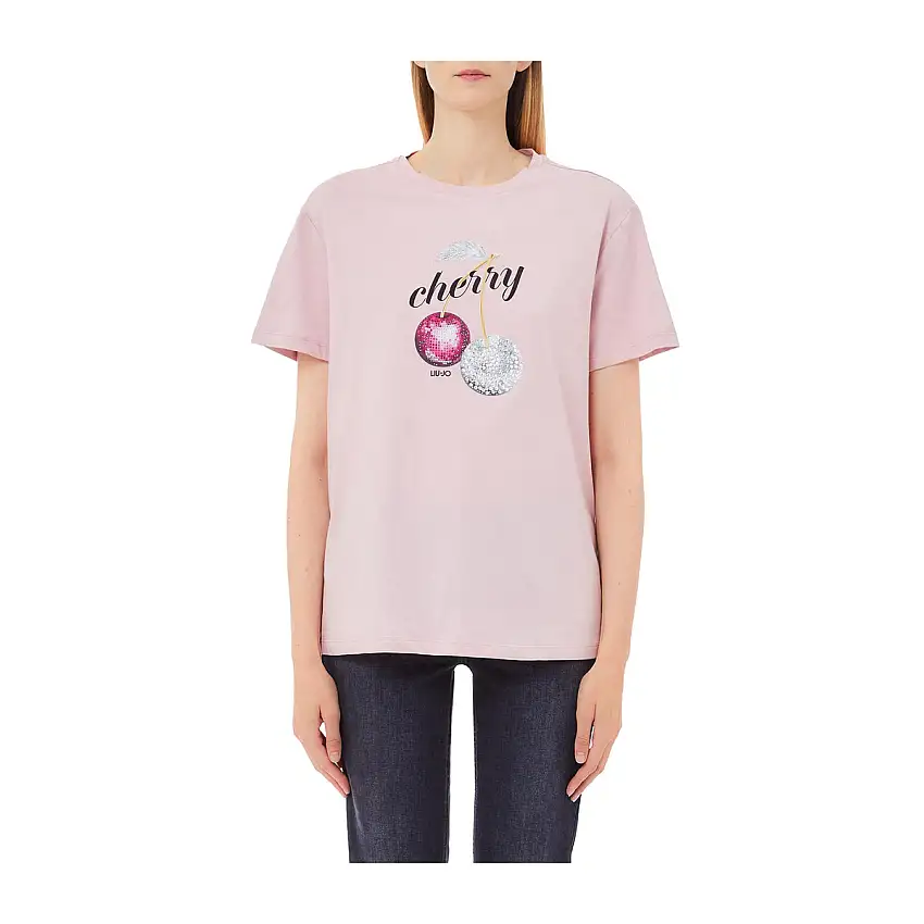 T-shirt Donna a maniche corte con stampa