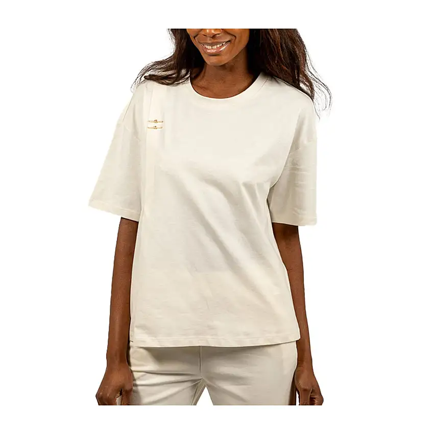 T-shirt Donna over con applicazione