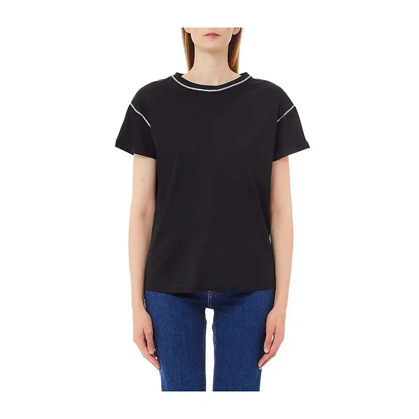 T-shirt Donna rifinita con strass