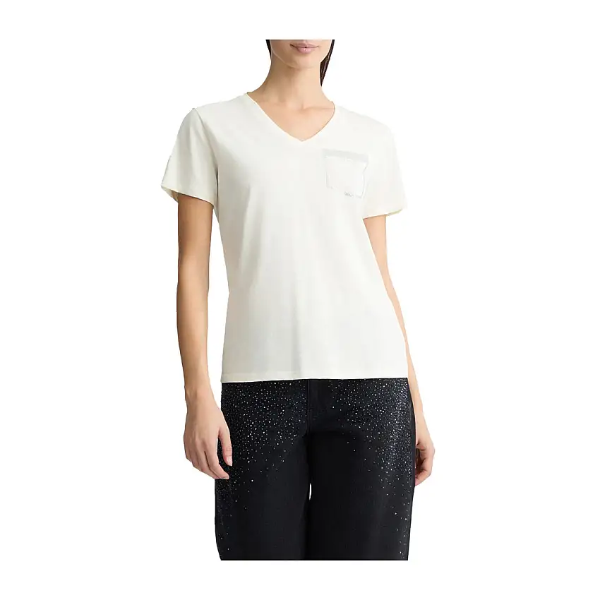 T-shirt Donna taschino strass