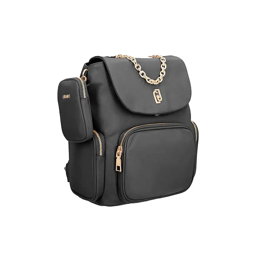 Zaino Donna con catena e tre tasche