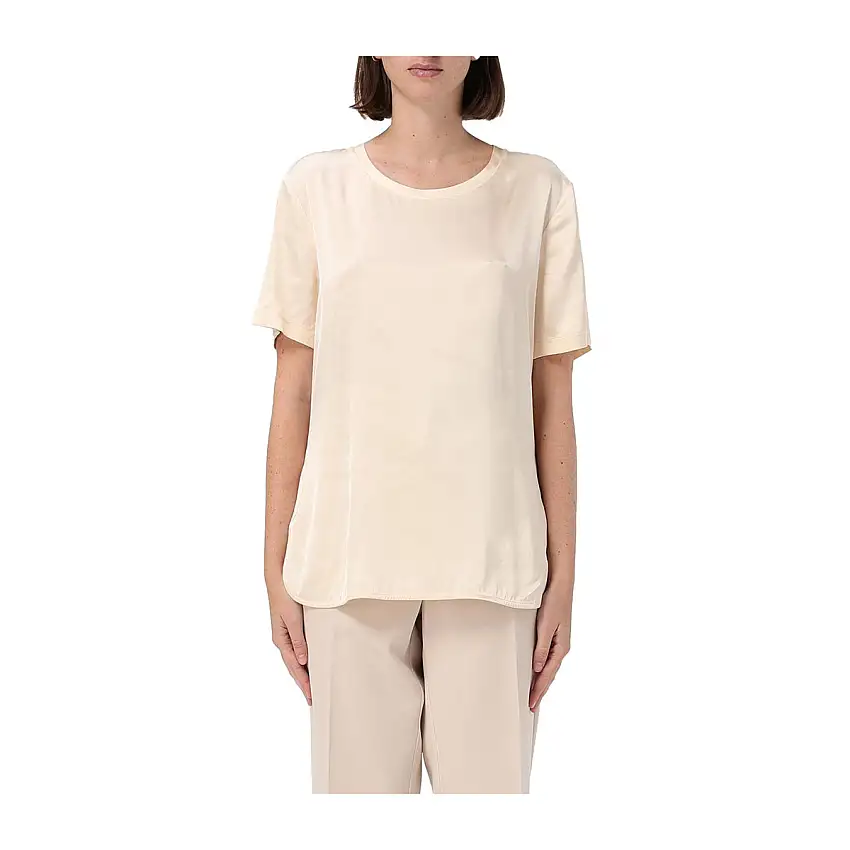 Blusa Donna a girocollo in viscosa