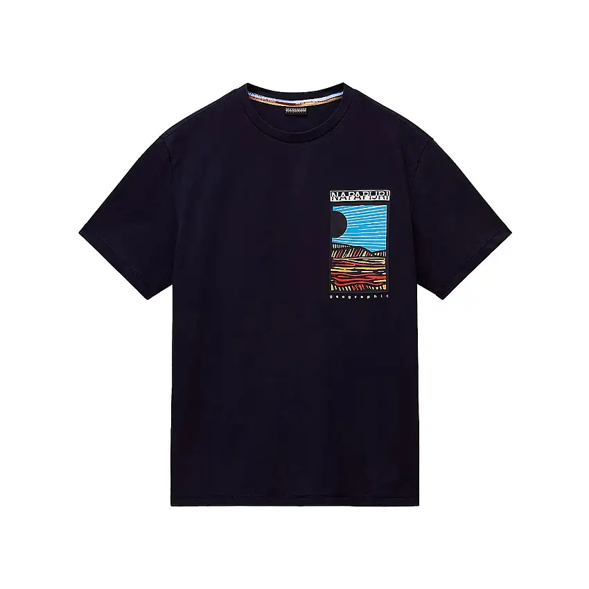 T-shirt Uomo Valdor stampa multicolore