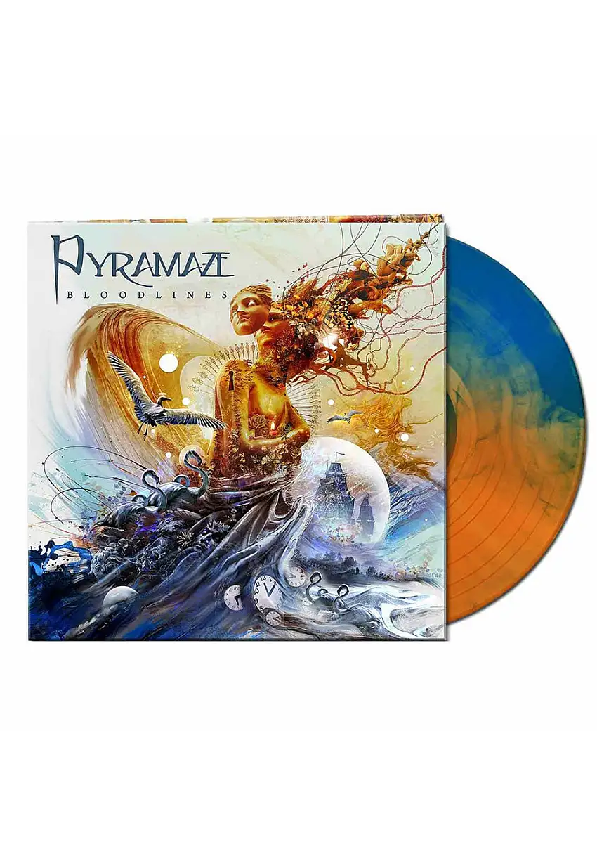 Pyramaze - Bloodlines Orange Blue - Marbled Vinyl