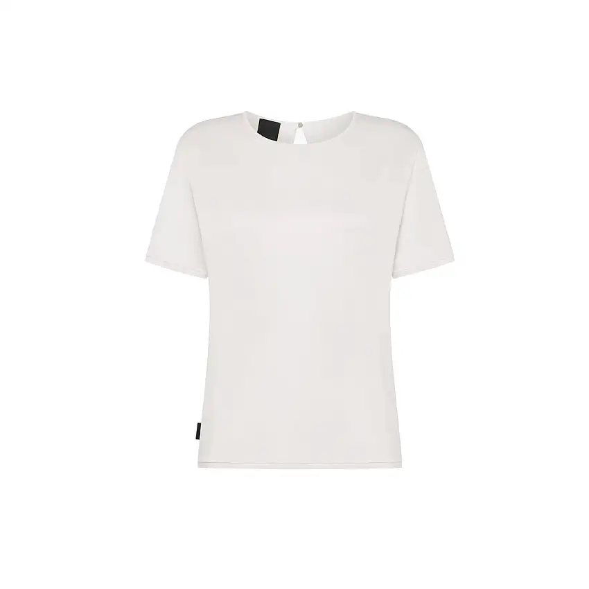 Blusa Donna in cupro girocollo