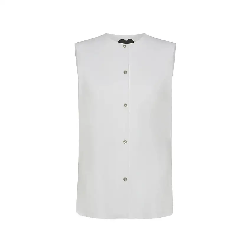 Camicia Donna Oxford Sleeveless Shirt