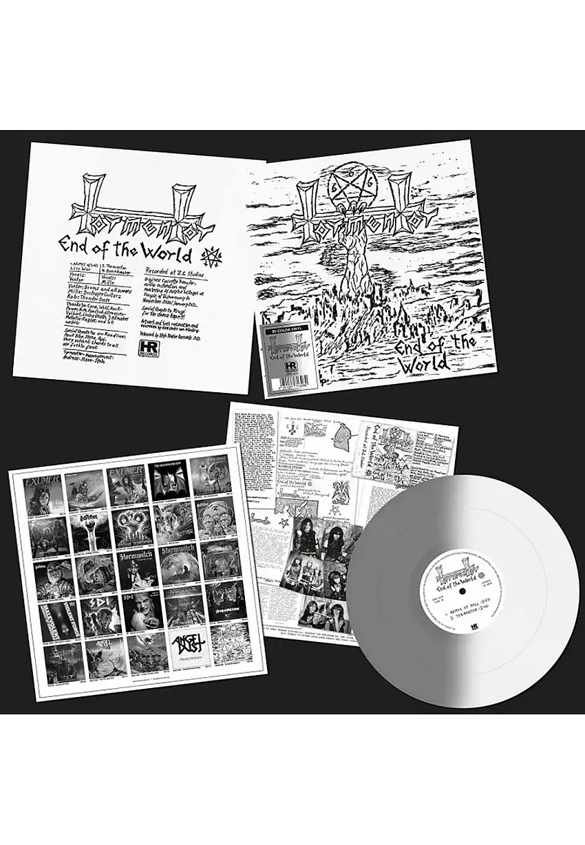 Tormentor - End Of The World Demo '84 White/Grey - Colored Mini Vinyl