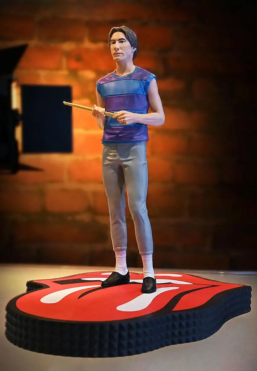 The Rolling Stones - Charlie Watts (Tattoo You Tour 1981) Rock Iconz - Statua